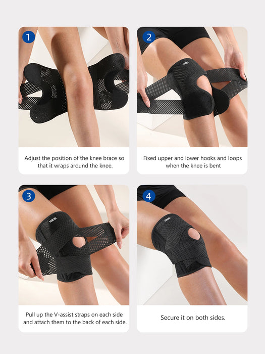 Sports Knee Support – Elastic & Breathable Compression