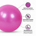 45cm Yoga Exercise Ball - Flamin' Fitness