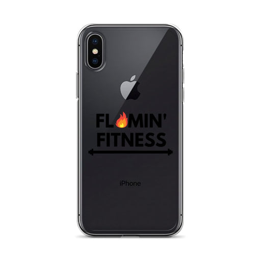 Clear iPhone Case - Flamin' Fitness