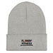 Grey Cuffed Beanie - Flamin' Fitness